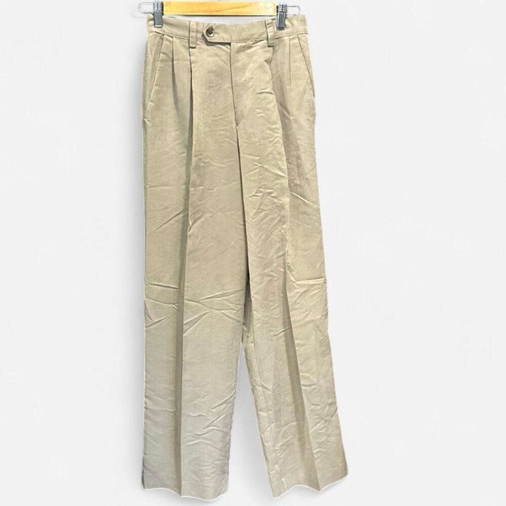 Vintage Y2K GAP Pleated Wide Leg Trousers High Rise Minimalist Quiet Luxury 6 - Picture 9 of 9